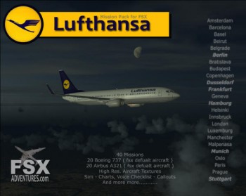 fsx adventures lufthansa missions fsx adventures lufthansa missions